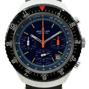 Breitling 40mm Men's Vintage Long Playing Chronograph Cal 7740 Watch- Ref: 7104!